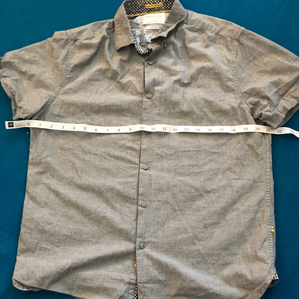 Denim and flower Ricky Singh button up